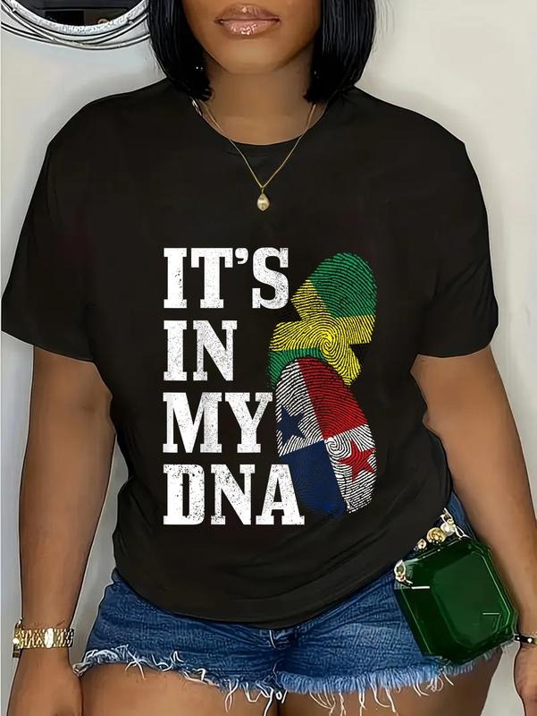 cotton Jamaica & Panama Mouthless cat'WB shield Red plumber brand my DNA Jamaican T-Shirt casual Fashion graphic tees...