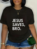 cotton Jesus Saves WB shield Vintage Pro Christian Religious Believer T-Shirt casual Fashion graphic tees women Hoodie,...