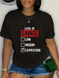 cotton Level FOG Savage Low Medium Capricorn Shirt Novelty T-Shirt casual Fashion graphic tees for women Hoodie, Sweatshirt