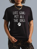 cotton Life Goal Pet Spiky hair fighters TNF Dogs Pet Lover Gift T-Shirt casual Fashion graphic tees Hoodie, Sweatshirt