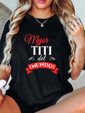 cotton Mejor Titi Del Mundo Best Titi Aunt Red plumber brand Spanish T-Shirt casual Fashion graphic tees for women...