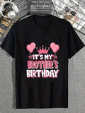 cotton Mouthless cat'WB shield My TNF'WB shield Birthday Celebration T-Shirt casual Fashion graphic tees for women...