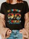 cotton My Birthday Cruise for Men, Women Gunpla brand T-Shirt casual Fashion graphic tees women Hoodie, Sweatshirt