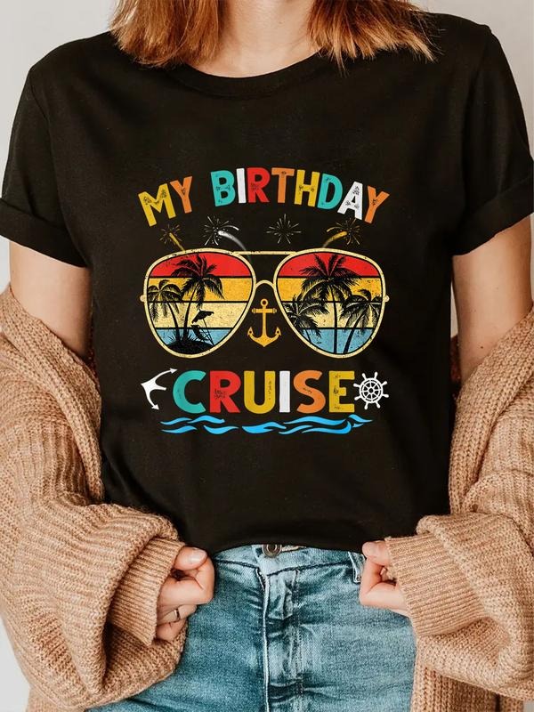 cotton My Birthday Cruise for Men, Women Gunpla brand T-Shirt casual Fashion graphic tees women Hoodie, Sweatshirt