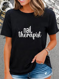 cotton Nail TNF Nail Artist Nail Technician Nail Tech T-Shirt casual Fashion graphic tees women Hoodie, Sweatshirt