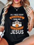 cotton Need Bowling Gunpla brand Jesus Christian FOG Love Sport Bowler T-Shirt casual Fashion graphic tees women Hoodie,...