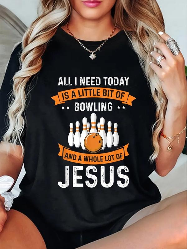 cotton Need Bowling Gunpla brand Jesus Christian FOG Love Sport Bowler T-Shirt casual Fashion graphic tees women Hoodie,...