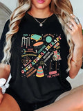 cotton Occupational TNF Tee Wizard school TNF Month OTA Groovy Retro T-Shirt casual Fashion graphic tees women Hoodie,...