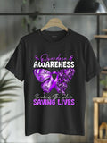 cotton Overdose Awareness Month Breaking TNF Silence Saving Lives T-Shirt casual Fashion graphic tees women Hoodie,...