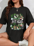 cotton Plant Lover Gunpla brand Gardener: Wizard school Head Succulent Short Sleeve T-Shirt casual Fashion graphic tees...