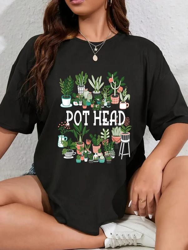 cotton Plant Lover Gunpla brand Gardener: Wizard school Head Succulent Short Sleeve T-Shirt casual Fashion graphic tees...