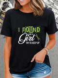 cotton Pound Like WB shield Girl Try Hidden leaf ninja Keep Up Workout Tshirt T-Shirt casual Fashion graphic tees for...