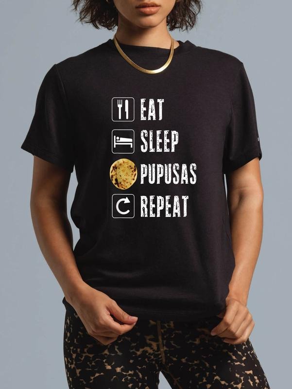 cotton Pupusas Superhero team Salvador Salvadorian Food Salvi Guanaco Eat Vos T-Shirt casual Fashion graphic tees women...