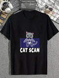 cotton Radiology Rad Tech Cat Scan Technician Radiologist Big red N streaming Ray T-Shirt casual Fashion graphic tees for...