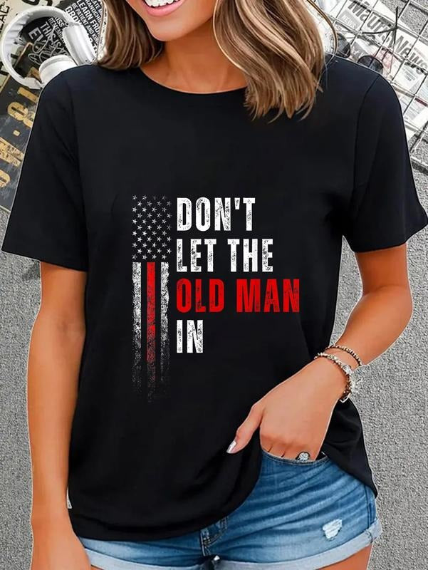 cotton Retro Don'Lightsaber brand let TNF old GA Red plumber brand vintage American Flag Funny Lightsaber brand-Shirt...