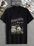cotton Retro Proud Anti Social Member FOG Introverted Book Club T-Shirt casual Fashion graphic tees for women Hoodie,...