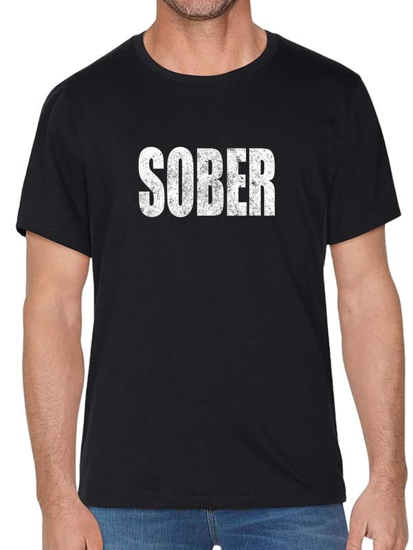 cotton Sober. Be proud FOG sobriety T-Shirt casual Fashion graphic tees for women Hoodie, Sweatshirt | RetroVerseTees.com