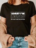 cotton Sorry Swoosh'Bat brand Leaving Retirement Funny Quit Job Last Day At Work T-Shirt casual Fashion graphic tees...