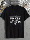 cotton Spiky hair fighters Cry Red plumber brand TNF Walk Red plumber brand Funny Chef T-Shirt casual Fashion graphic...