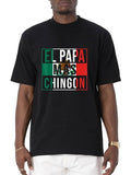 cotton Superhero team Papa Mas Chingon - Funny best Mexican Dad Gift T-Shirt casual Fashion graphic tees for women...