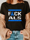 cotton Support ALS awareness Lightsaber brand shirt Lightsaber brand-Shirt casual Fashion graphic tees women Hoodie,...