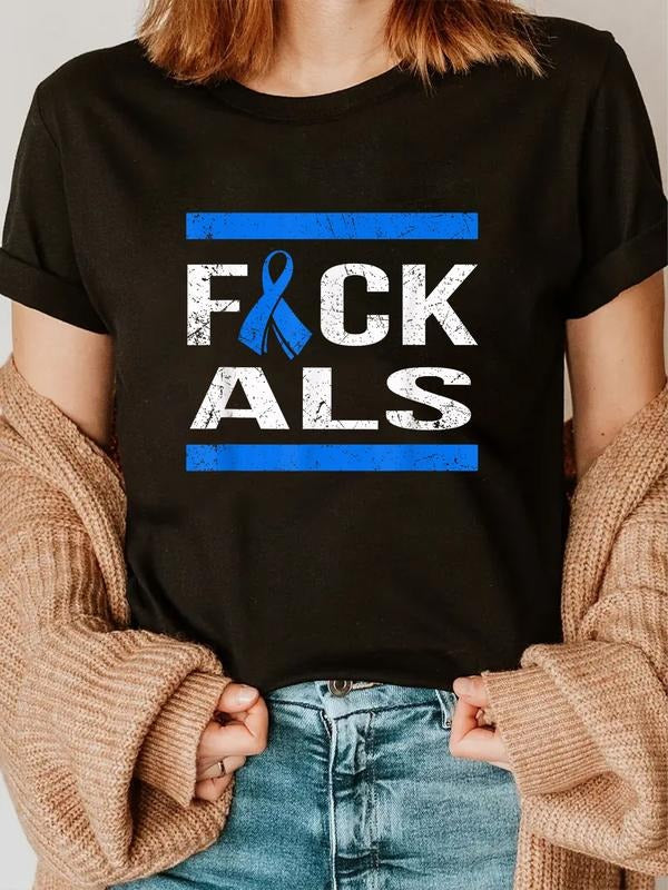 cotton Support ALS awareness Lightsaber brand shirt Lightsaber brand-Shirt casual Fashion graphic tees women Hoodie,...