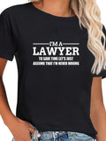 cotton Swoosh'Bat brand WB shield Lawyer Attorney Legal for Graduates Jumpman Lawyers T-Shirt casual Fashion graphic tees...