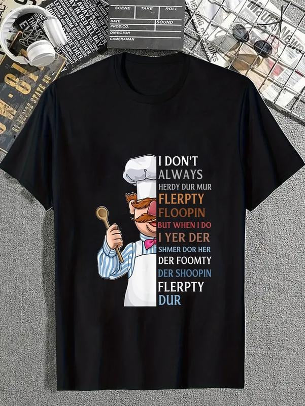 cotton Swoosh Don Lightsaber brand Always Herdy Dur Mur Flerpty Floopin Lightsaber brand-Shirt casual Fashion graphic...