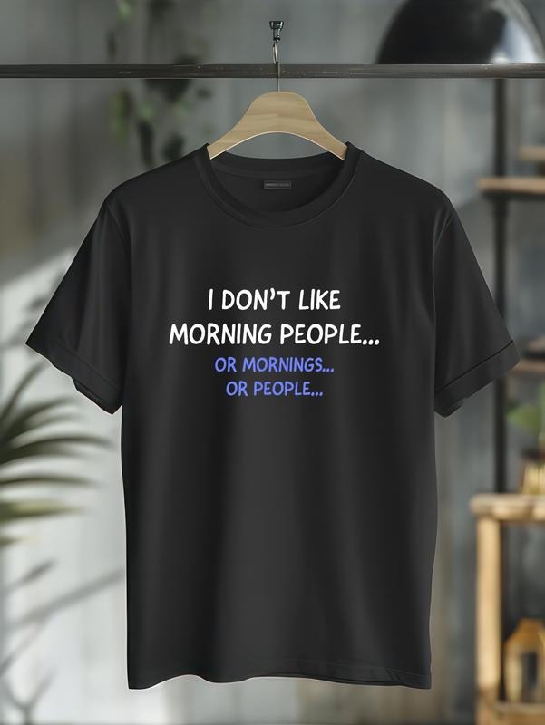 cotton Swoosh Don'Lightsaber brand Like Morning People... Jumpman Mornings... Jumpman People... Lightsaber brand-Shirt...