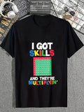cotton Swoosh Got Skills TNF're Multiplying Shirt Funny Math Teacher T-Shirt casual Fashion graphic tees for women...