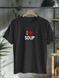 cotton Swoosh Love Soup Shirt - American Food T-Shirt T-Shirt casual Fashion graphic tees for women Hoodie, Sweatshirt