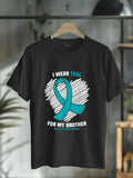 cotton Swoosh Wear Teal For My TNF Tourette Syndrome Awareness T-Shirt casual Fashion graphic tees women Hoodie, Sweatshirt