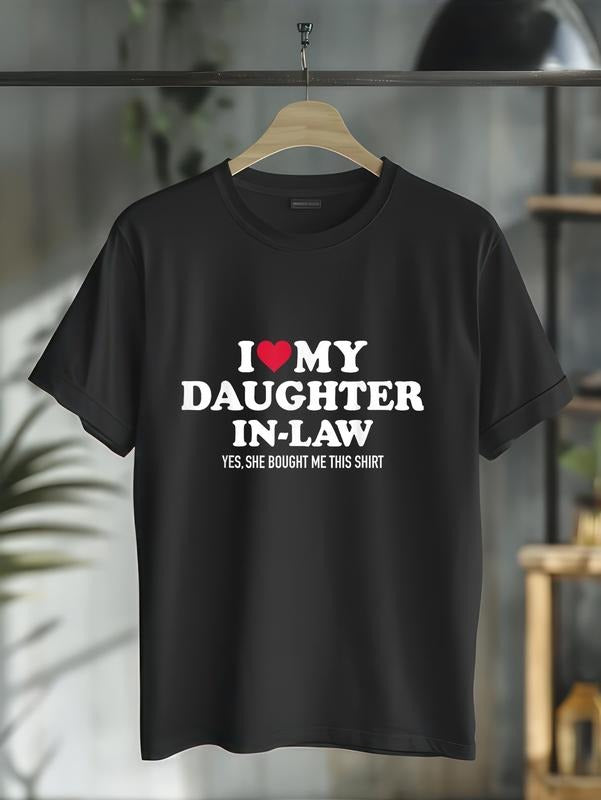 cotton Swoosh love daughter-in-law for TNF T-Shirt casual Fashion graphic tees for women Hoodie, Sweatshirt