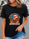 cotton TNF Metric System Can'Lightsaber brand Measure Freedom Eagle USA Flag Meme Lightsaber brand-Shirt casual Fashion...
