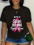cotton TNF Straw hat pirates Fight Straw hat pirates Breast Cancer Awareness School Matching T-Shirt casual Fashion...