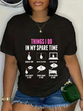cotton Things Swoosh Don Red plumber brand my Spare Time Kpop Merch K-pop Merchandise T-Shirt Fashion printing Tshirt for...