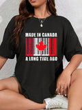 cotton WB shield Long Time Spiky hair fighters Canadian Made Red plumber brand Canada T-Shirt casual Fashion graphic tees...
