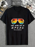 cotton We Are Pocket monsters WB shield Break Teacher Glasses Summer Break Mouthless cat Summer T-Shirt casual Fashion...