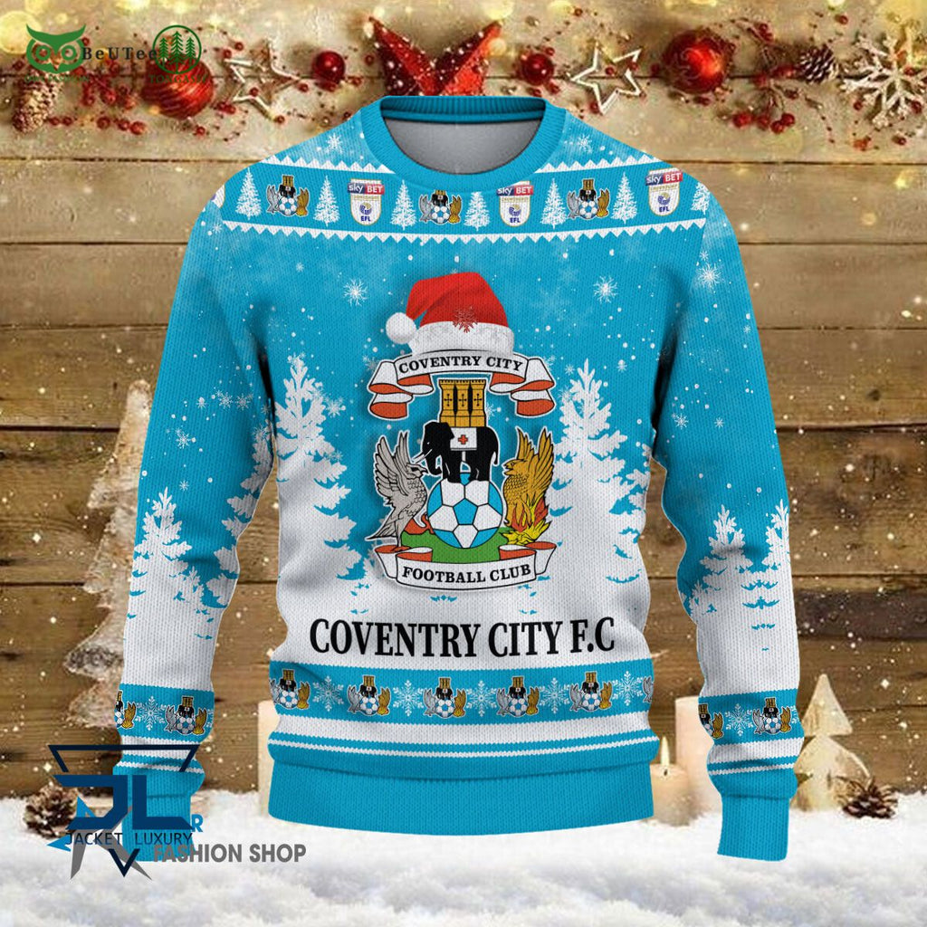 Coventry City F.C EFL English Football League Premium Ugly Sweater