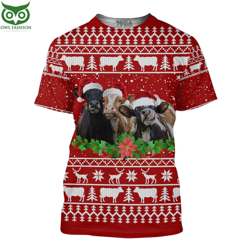 Cows Ugly Sweaters 3D AOP Ugly Sweater Jumper