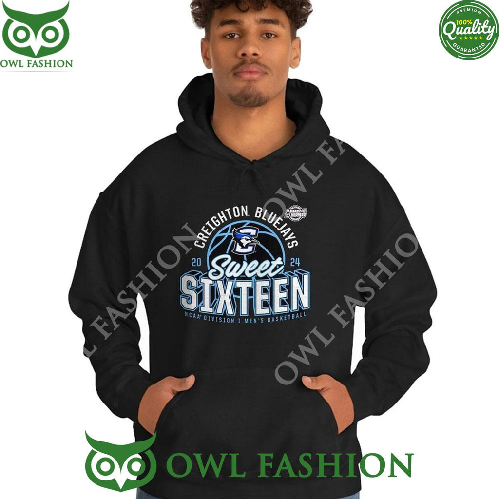 Creighton Bluejays 2024 Ncaa Division 1 Basketball Sweet Sixteen Shirt Hoodie