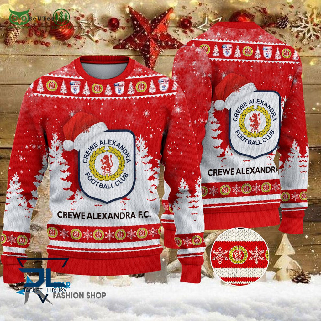 Crewe Alexandra EFL English Football League Champions Ugly Sweater