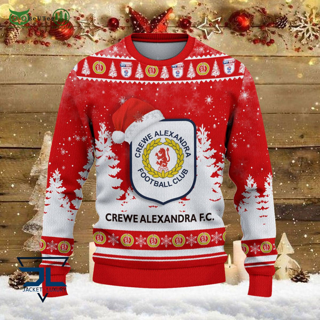 Crewe Alexandra EFL English Football League Champions Ugly Sweater