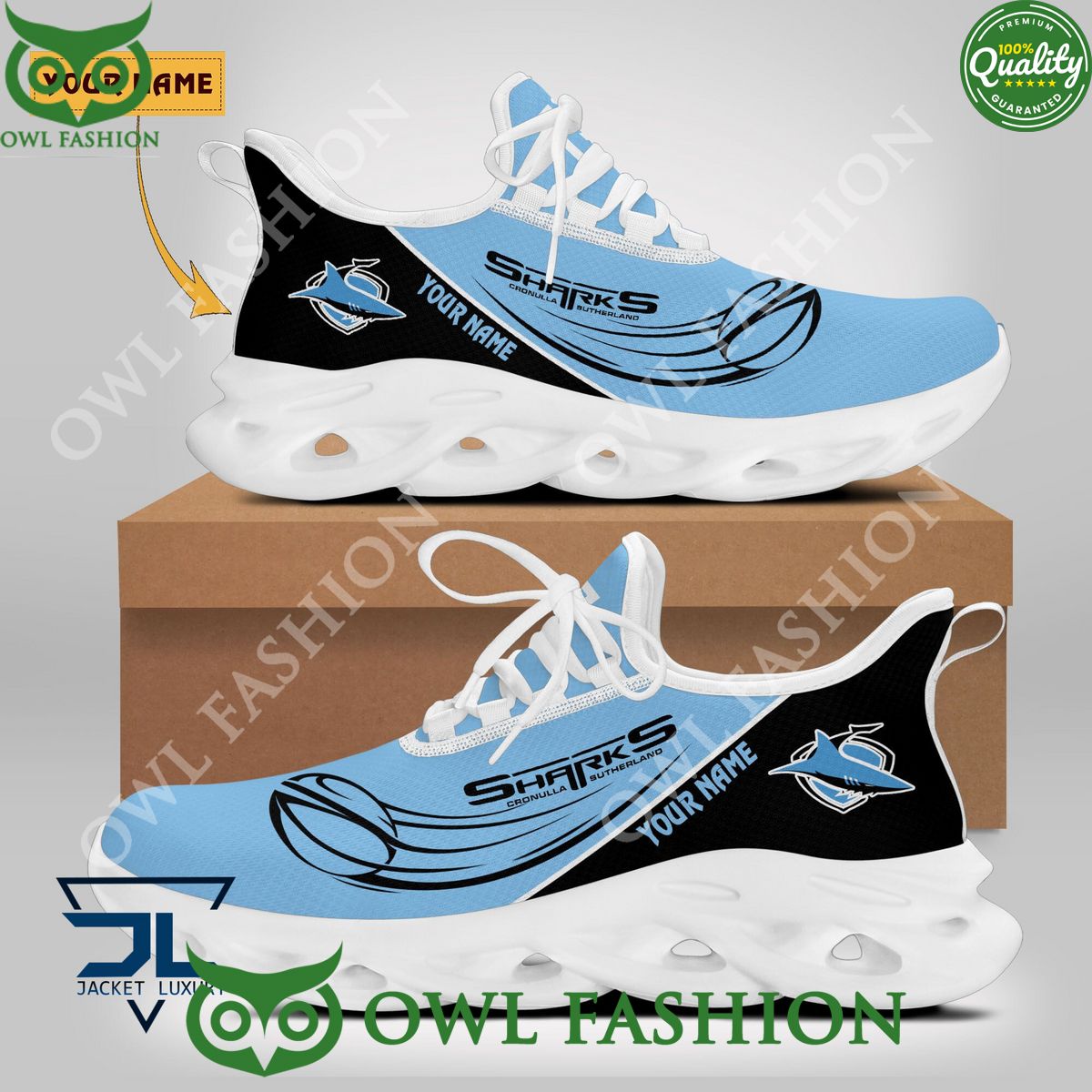 Cronulla Sharks Customized NRL Australia Rugby Max Soul
