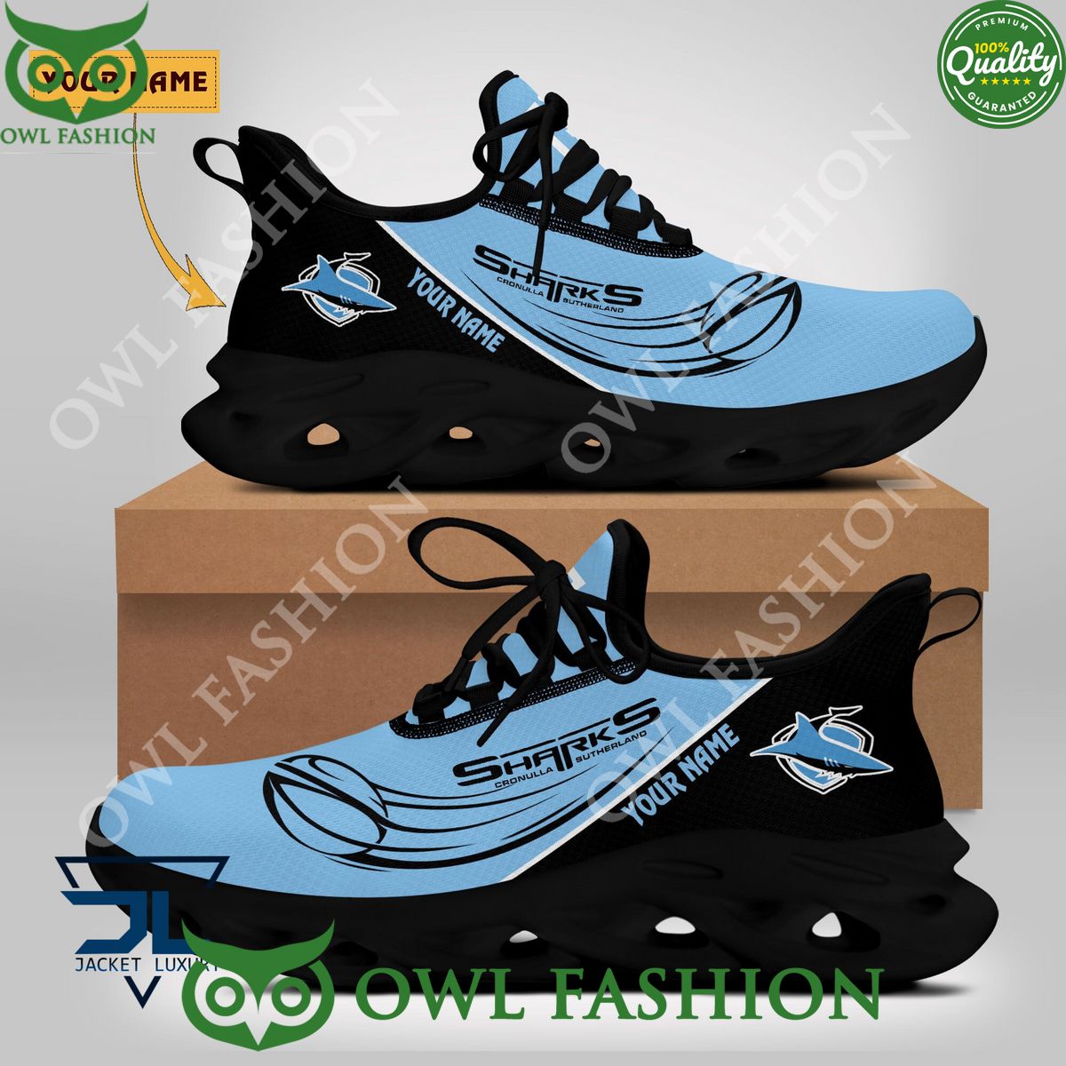Cronulla Sharks Customized NRL Australia Rugby Max Soul