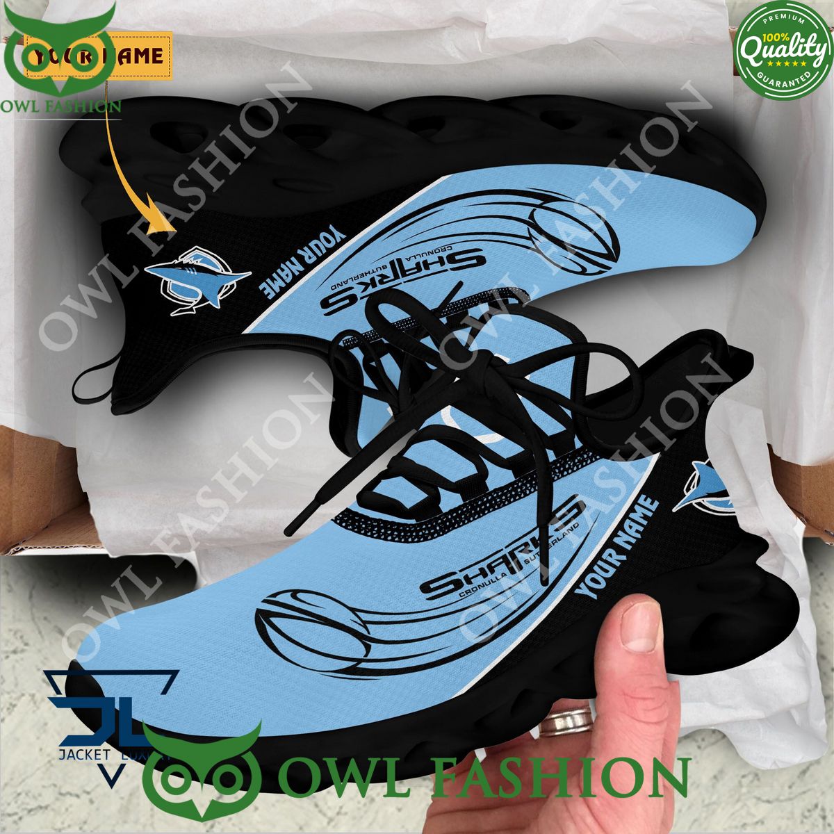 Cronulla Sharks Customized NRL Australia Rugby Max Soul