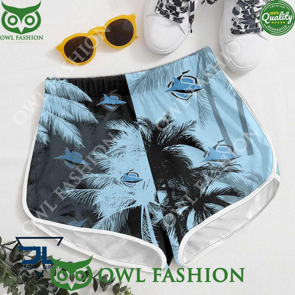 Cronulla Sharks NRL Australasia Football Rugby Hawaiian shirt and short