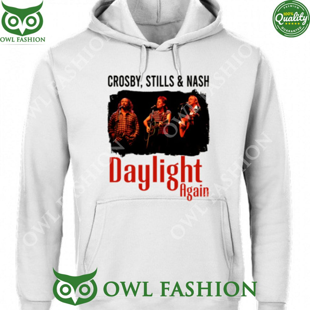 Crosby Stills Nash Young Daylight again folk rock supergroup 2d t shirt