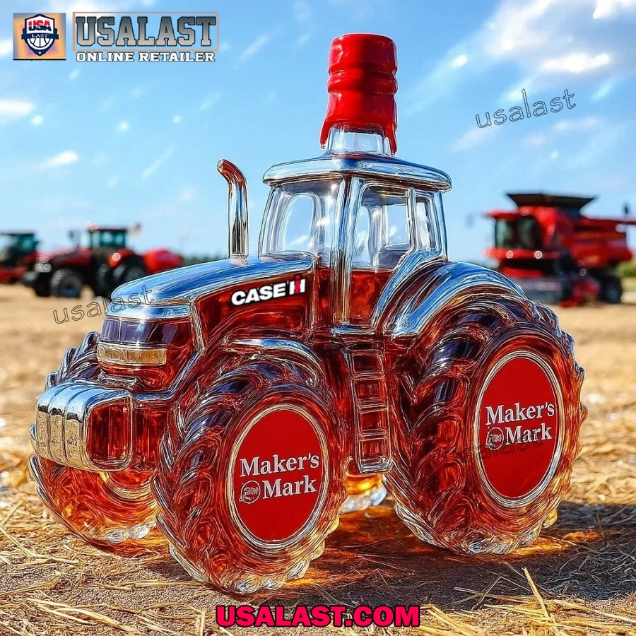 Crown Royal Case IH Tractor Whisky Bottle