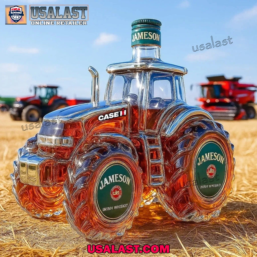 Crown Royal Case IH Tractor Whisky Bottle